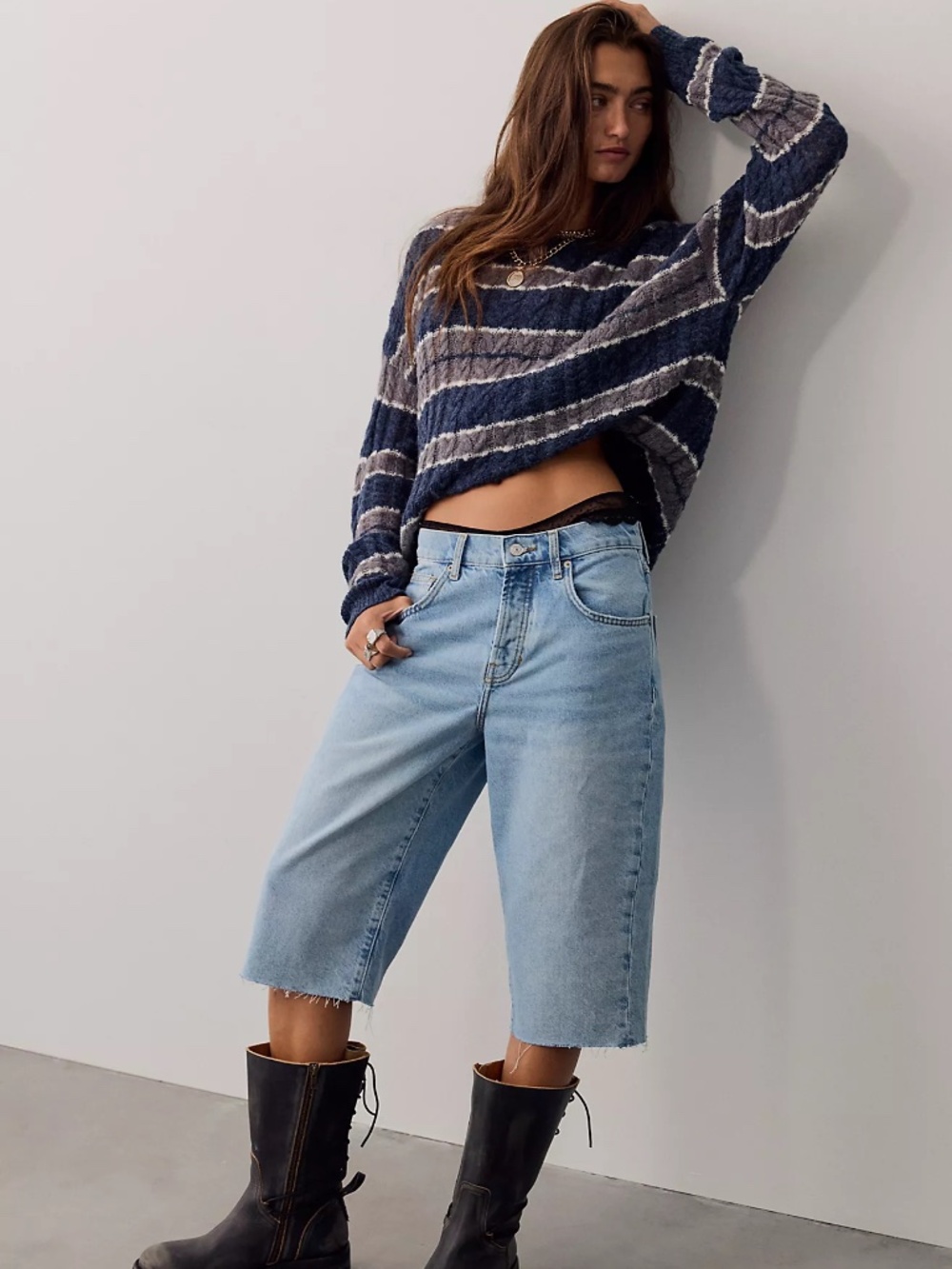 We The Free Low Rise Relaxed Long Short